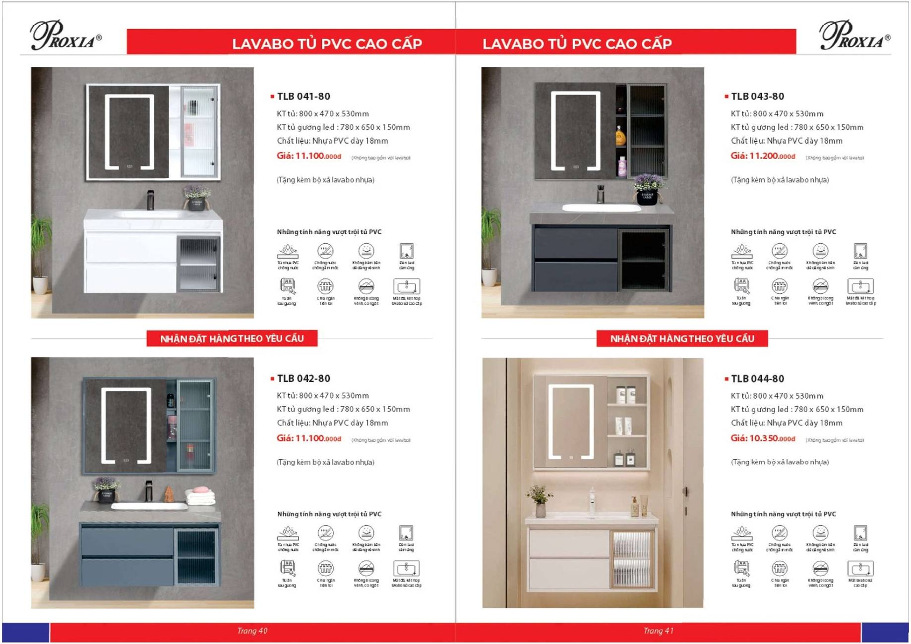 Thiết bị vệ sinh PROXIA Catalogue và Bảng giá mới nhất 2026 /Page 21